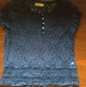 Hollister lace tee